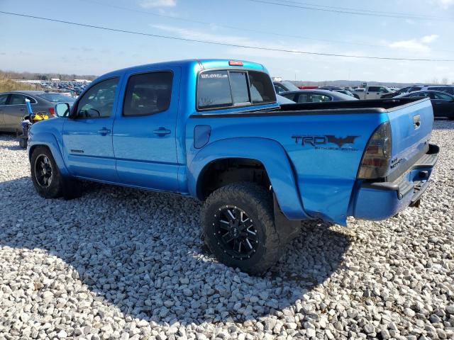 5TELU42N18Z557691 - 2008 TOYOTA TACOMA DOUBLE CAB BLUE photo 2