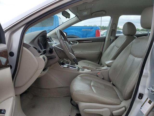 3N1AB7APXDL634799 - 2013 NISSAN SENTRA S SILVER photo 7