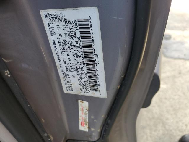 5TBRT3411YS035165 - 2000 TOYOTA TUNDRA ACCESS CAB Brun photo 12