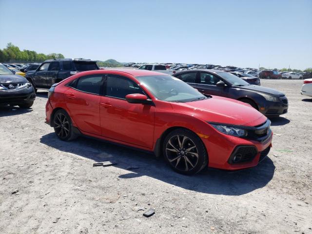 SHHFK7H41KU220920 - 2019 HONDA CIVIC SPORT 红色 照片 4