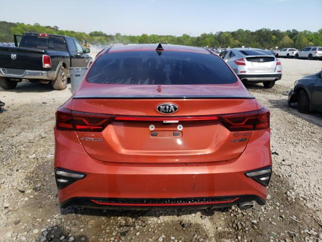 3KPF34ADXME364837 - 2021 KIA FORTE GT LINE ORANGE photo 6