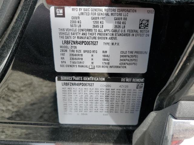 LRBFZNR48PD067627 - 2023 BUICK ENVISION ESSENCE BLACK photo 13