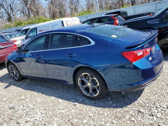 1G1ZG5ST9KF203890 - 2019 CHEVROLET MALIBU RS BLUE photo 2