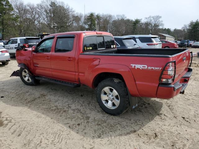 3TMMU4FN0EM071297 - 2014 TOYOTA TACOMA DOUBLE CAB LONG BED RED photo 2