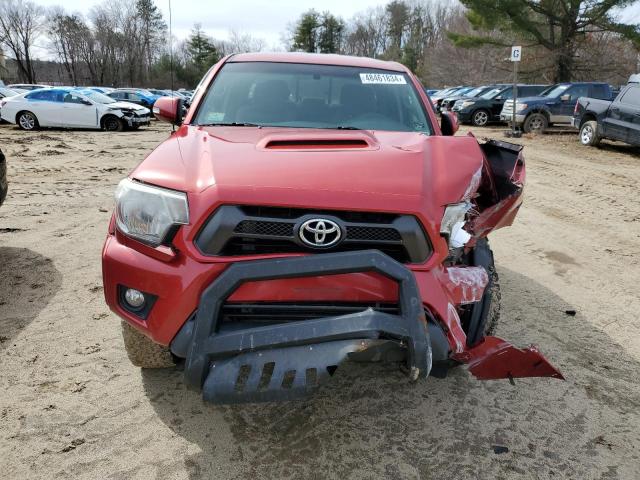 3TMMU4FN0EM071297 - 2014 TOYOTA TACOMA DOUBLE CAB LONG BED RED photo 5