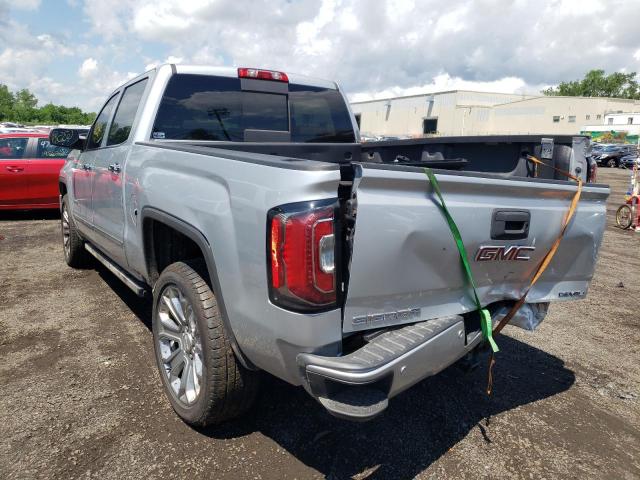 3GTU2PEJ4JG253678 - 2018 GMC SIERRA K1500 DENALI SILVER photo 3