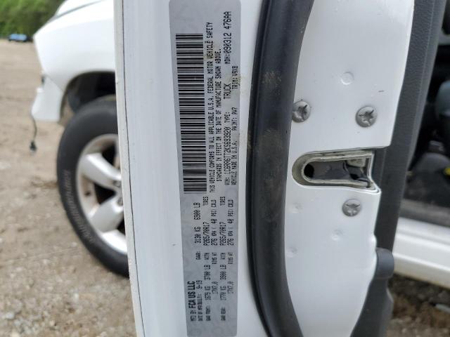 1C6RR6TT2KS693920 - 2019 RAM 1500 CLASS SLT თეთრი ფოტო 12