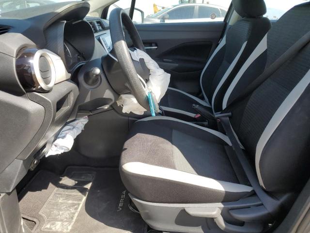 3N1CN8EV3NL861347 - 2022 NISSAN VERSA SV GRAY photo 7