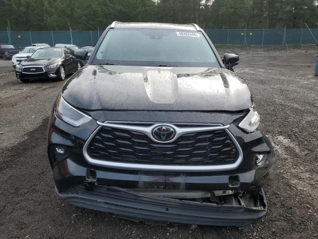 5TDGZRBH0MS544710 - 2021 TOYOTA HIGHLANDER XLE BLACK photo 5