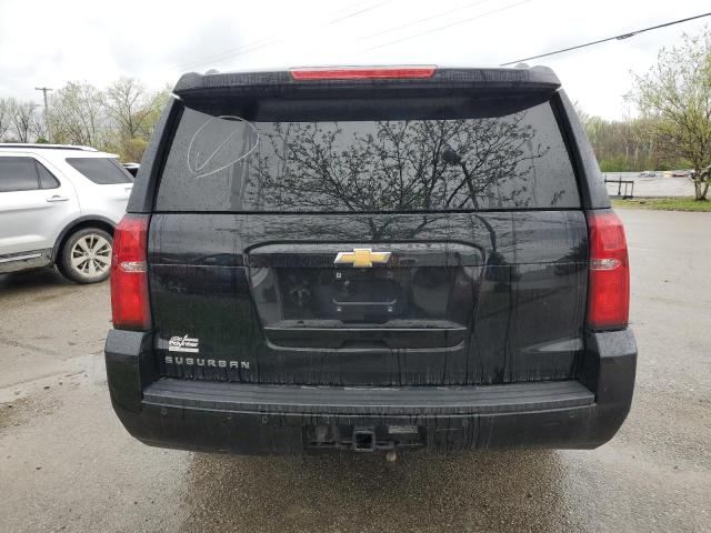 1GNSKHKC6JR209756 - 2018 CHEVROLET SUBURBAN K1500 LT BLACK photo 6