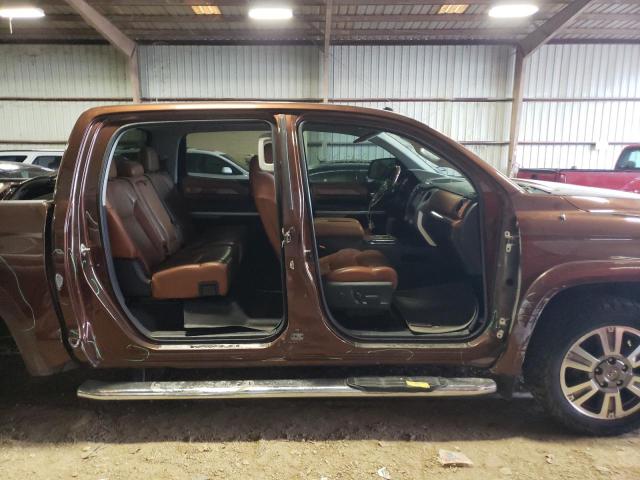 5TFGY5F1XEX165881 - 2014 TOYOTA TUNDRA CREWMAX PLATINUM Qəhvəyi foto 9