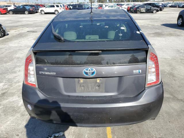 JTDKN3DU7C5383581 - 2012 TOYOTA PRIUS GRAY photo 6