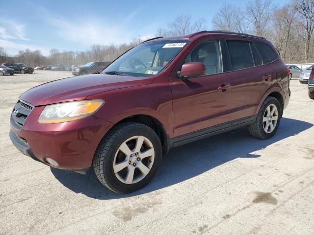 5NMSH73E39H311307 - 2009 HYUNDAI SANTA FE SE RED photo 1