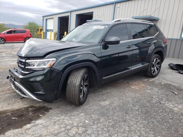 1V2BR2CA9NC504906 - 2022 VOLKSWAGEN ATLAS SEL GREEN photo 1