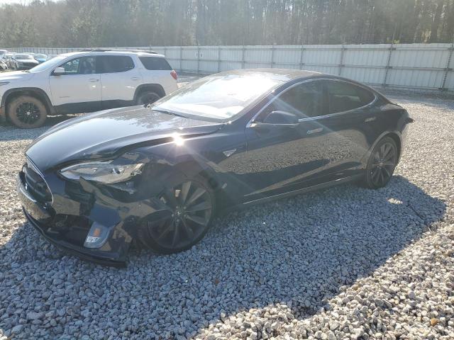 5YJSA1DP6DFP22583 - 2013 TESLA MODEL S BLUE photo 1