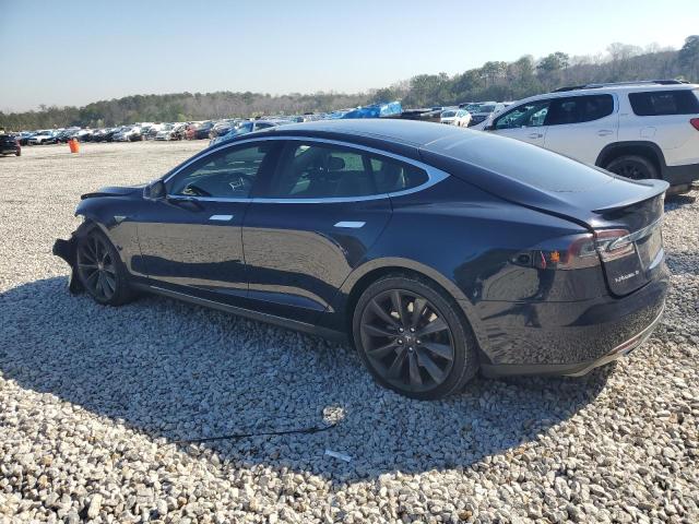 5YJSA1DP6DFP22583 - 2013 TESLA MODEL S BLUE photo 2