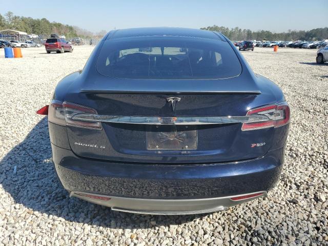 5YJSA1DP6DFP22583 - 2013 TESLA MODEL S BLUE photo 6