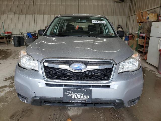 JF2SJAAC7EH405805 - 2014 SUBARU FORESTER 2.5I SILVER photo 5