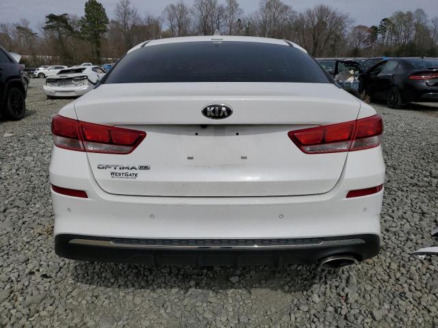 5XXGT4L34KG341583 - 2019 KIA OPTIMA LX WHITE photo 6