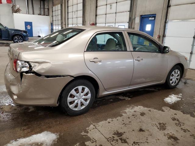 1NXBU40E59Z074726 - 2009 TOYOTA COROLLA BASE TAN photo 3