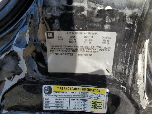 1G1ZH57B694262009 - 2009 CHEVROLET MALIBU 1LT 黑色 照片 13