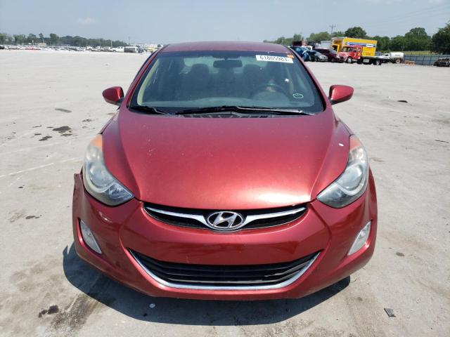 5NPDH4AE3DH267539 - 2013 HYUNDAI ELANTRA GLS MAROON photo 5