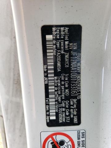 JF1ZNAA10D1733161 - 2013 TOYOTA SCION FR-S 白色 照片 12