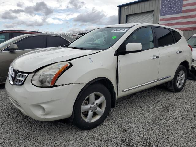 JN8AS5MT3DW537727 - 2013 NISSAN ROGUE S WHITE photo 1