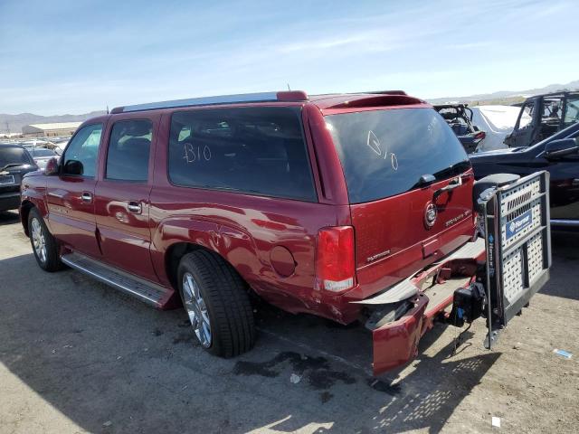 3GYFK66N15G189457 - 2005 CADILLAC ESCALADE ESV RED photo 2