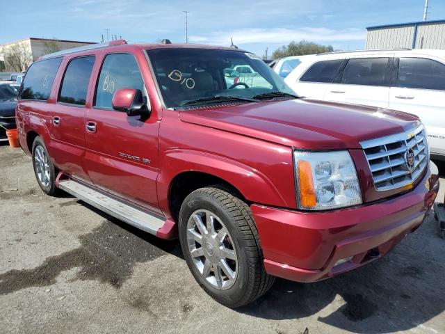 3GYFK66N15G189457 - 2005 CADILLAC ESCALADE ESV RED photo 4