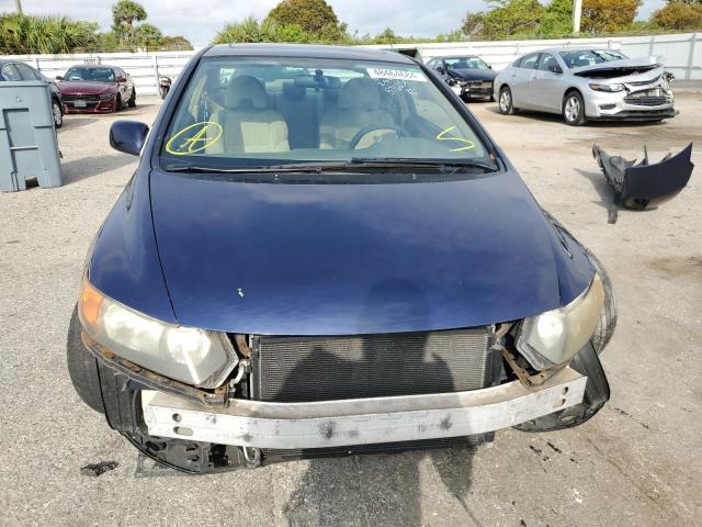 2HGFG11846H576650 - 2006 HONDA CIVIC EX BLUE photo 5