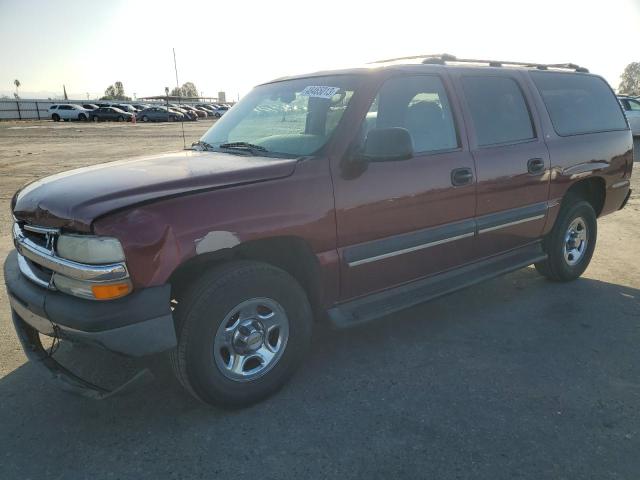 1GNEC16T51J290775 - 2001 CHEVROLET SUBURBAN C1500 RED photo 1