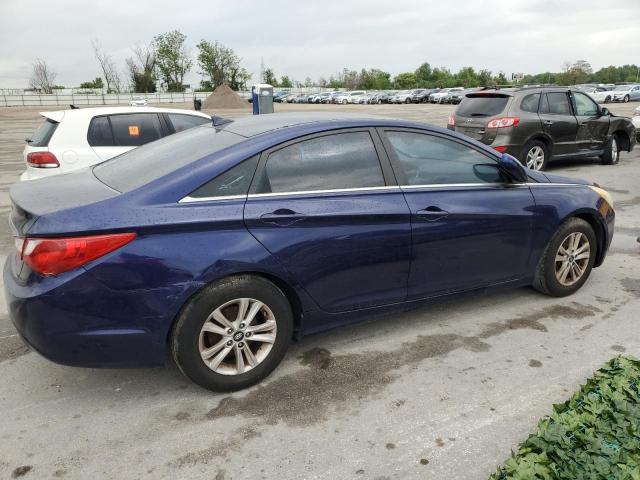 5NPEB4ACXCH484878 - 2012 HYUNDAI SONATA GLS BLUE photo 3