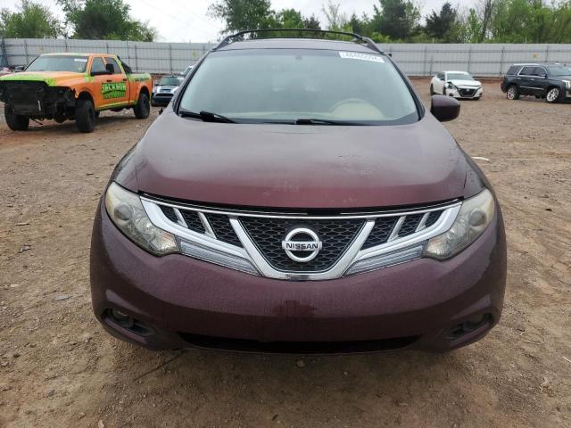 JN8AZ1MU5DW209707 - 2013 NISSAN MURANO S BURGUNDY photo 5