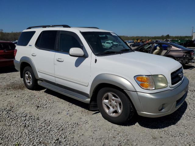 5TDZT34A22S130669 - 2002 TOYOTA SEQUOIA SR5 WHITE photo 4