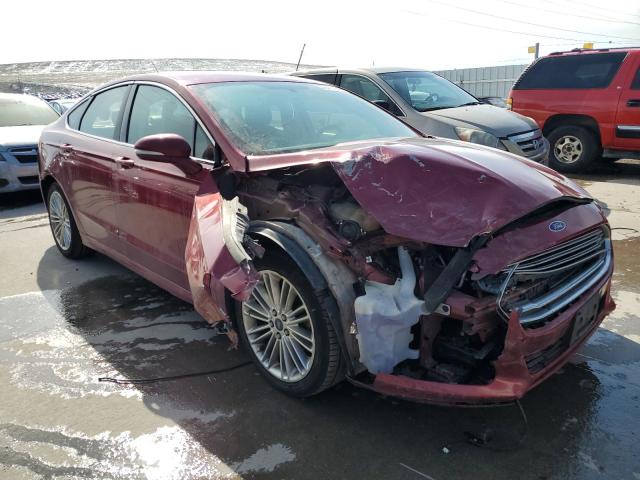 3FA6P0H94GR202221 - 2016 FORD FUSION SE RED photo 4