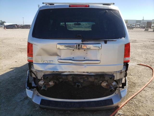 5FNYF3H54BB035647 - 2011 HONDA PILOT EXL SILVER photo 6