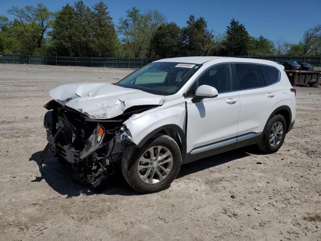 5NMS23AD8KH128558 - 2019 HYUNDAI SANTA FE SE WHITE photo 1