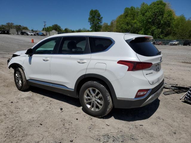 5NMS23AD8KH128558 - 2019 HYUNDAI SANTA FE SE WHITE photo 2