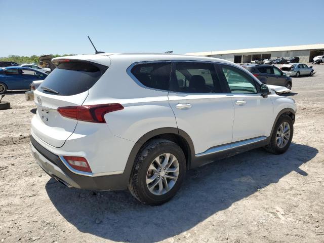 5NMS23AD8KH128558 - 2019 HYUNDAI SANTA FE SE WHITE photo 3