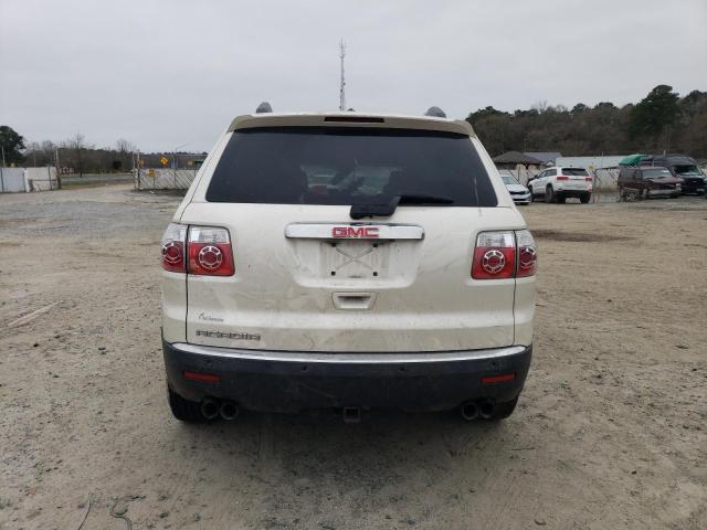 1GKKRRED7CJ163276 - 2012 GMC ACADIA SLT-1 WHITE photo 6