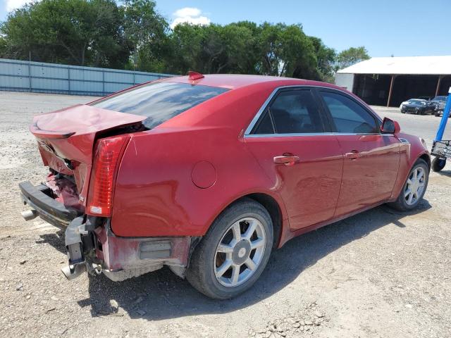 1G6DF577690103682 - 2009 CADILLAC CTS RED photo 3