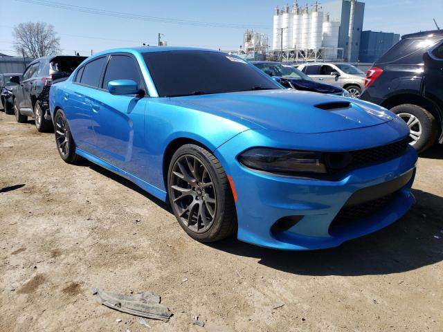 2C3CDXGJ1JH336489 - 2018 DODGE CHARGER R/T 392 BLUE photo 4