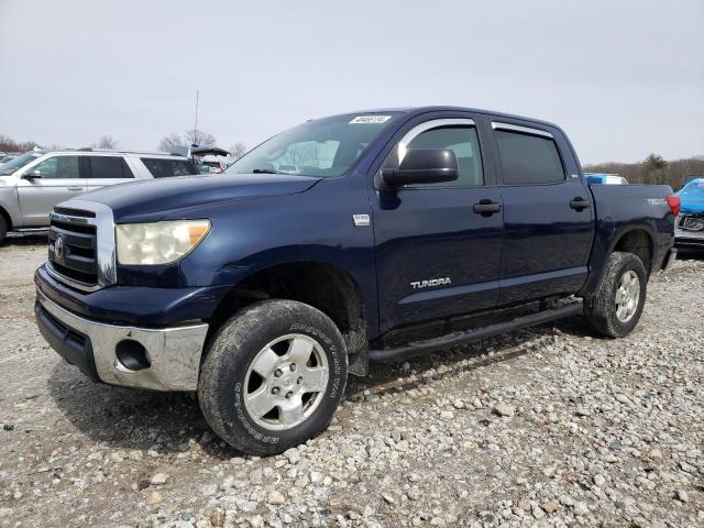 5TFDY5F19AX145070 - 2010 TOYOTA TUNDRA CREWMAX SR5 BLUE photo 1