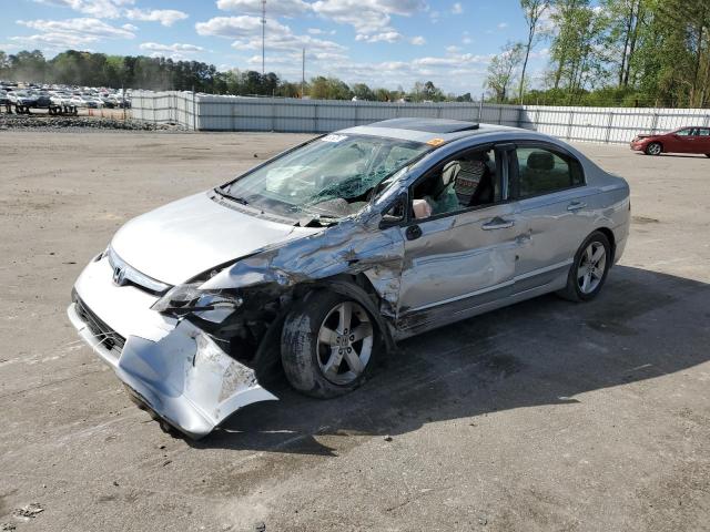 1HGFA16807L134723 - 2007 HONDA CIVIC EX SILVER photo 1