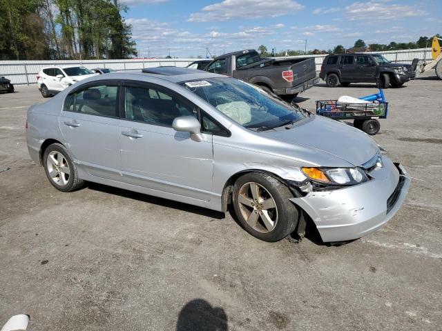 1HGFA16807L134723 - 2007 HONDA CIVIC EX SILVER photo 4