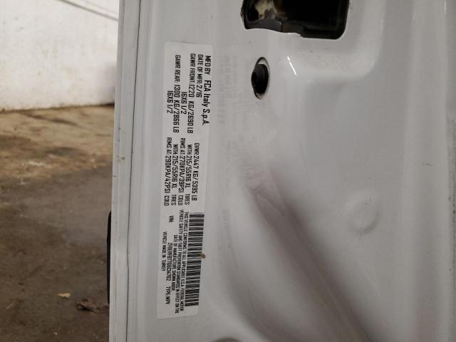 ZFBERFBT7G6C14762 - 2016 RAM PROMASTER SLT WHITE photo 13