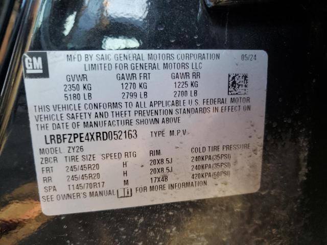 LRBFZPE4XRD052163 - 2024 BUICK ENVISION ESSENCE Սև լուսանկար 13