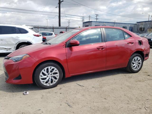 5YFBURHE5JP818848 - 2018 TOYOTA COROLLA L RED photo 1