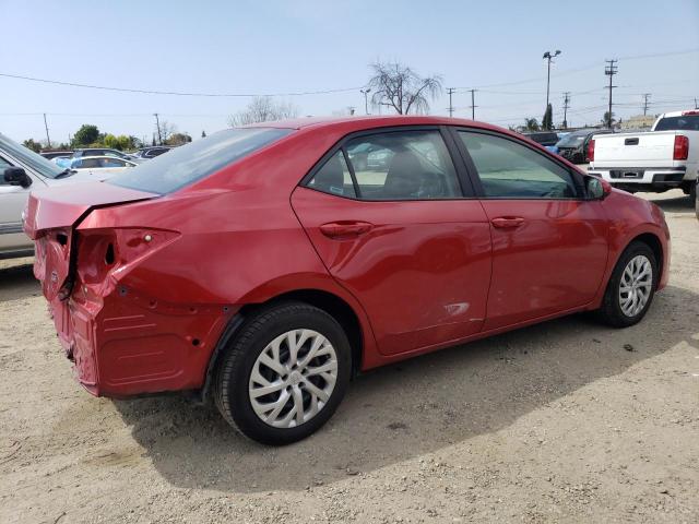 5YFBURHE5JP818848 - 2018 TOYOTA COROLLA L RED photo 3